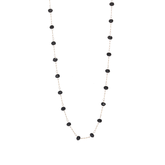 304 Колье из нержавеющей стали и стекла для женщин, рондель, ионное покрытие (ip), долговечный, реальный 14 k позолоченный