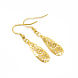 304 Stainless Steel Dangle Earrings, Hypoallergenic Earrings, teardrop