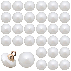 100пластиковые подвески, плоско-круглые, со сплавочной фурнитурой