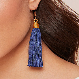 Chic Fringe Earrings for Women - Trendy Long Dangle Statement Jewelry with Simple and Elegant Design