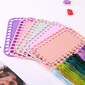 Cross-stitch large 34-hole threading board cable management board line splitter embroidery thread wrapping DMC board plastic thickened thread splitter