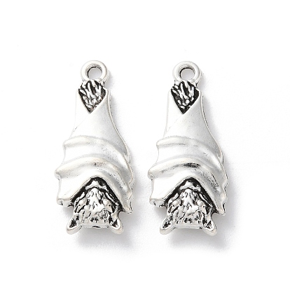 Сплавочные подвески тибетского стиля, хэллоуин прелести летучей мыши