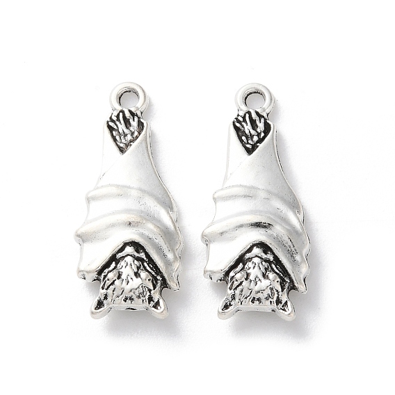 Сплавочные подвески тибетского стиля, хэллоуин прелести летучей мыши