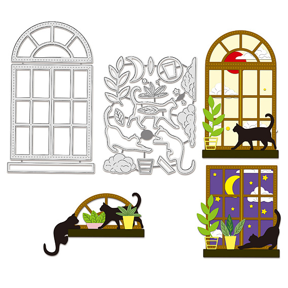 Углеродистая сталь разрезает трафареты, для diy scrapbooking, Фотоальбом, декоративная бумага для тиснения, цвет нержавеющей стали