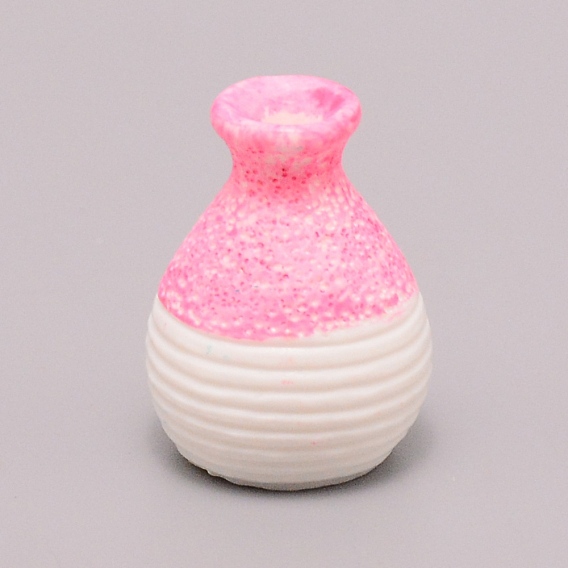 Ваза из смолы миниатюрные украшения для цветочных горшков, Аксессуары для микроландшафтного сада для кукольного домика, притворяющиеся опорными украшениями