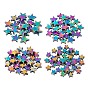 390Pcs 4 Sizes Electroplate Non-magnetic Synthetic Hematite Bead Strands, Star