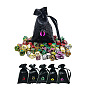 Dragon Eye Imitation Leather Drawstring Gift Bags, Dice Storage Pouches with Cord, for Daily Supplies Storage