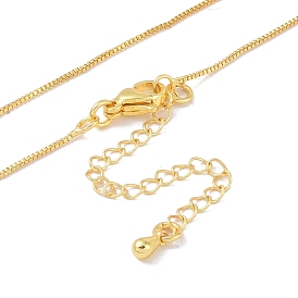 Brass Chain Necklaces, Box Chains