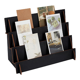 1 комплект 3-уровневый собранный деревянный органайзер с подставкой для дисплея, для поздравительных открыток