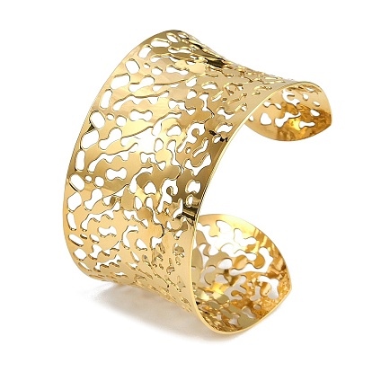 304 женские браслеты-манжеты из нержавеющей стали, полый