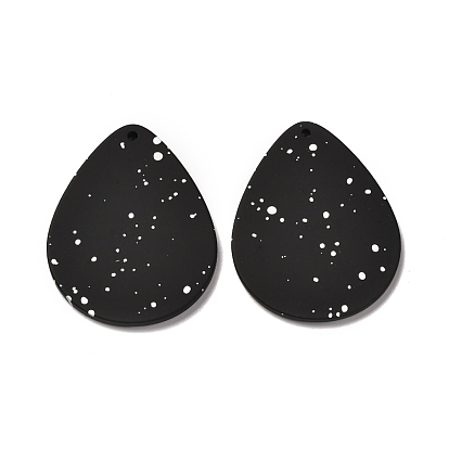 Airspay Painted Acrylic Pendants, Drop