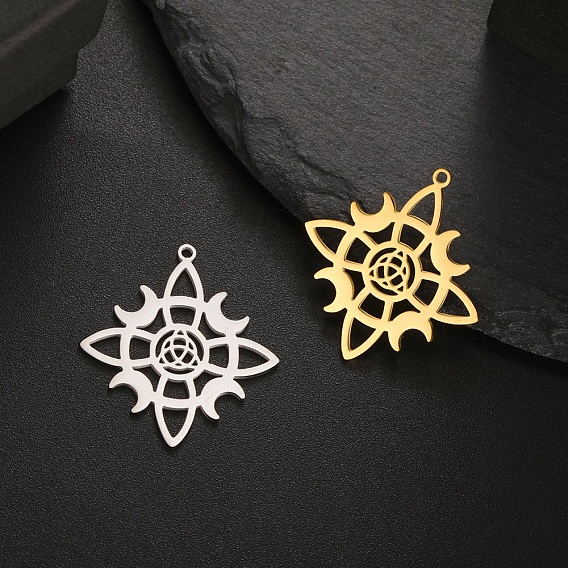 Шкентели нержавеющей стали, узел с луной