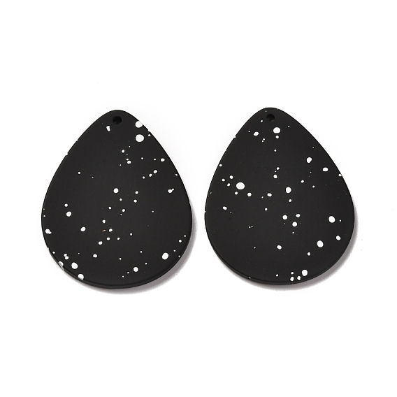 Airspay Painted Acrylic Pendants, Drop