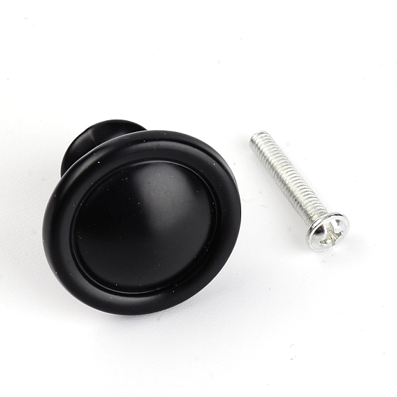 Aluminum Alloy Cabinet Handle Pull Knob, with Screws