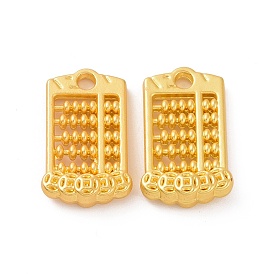 Crémaillère pendentifs en alliage placage, charmes de boulier
