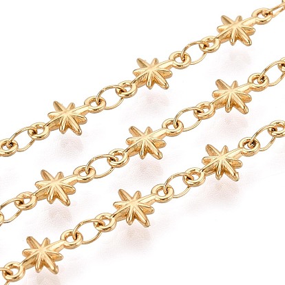 5m 304 цепи со звездообразными звеньями из нержавеющей стали, пайки, с катушкой, ионное покрытие (ip)