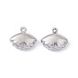 304 Stainless Steel Charms, Shell