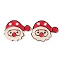 Christmas Themed Acrylic Cabochons, Santa Claus