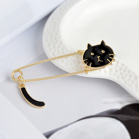 Cute Cat Tail Pin for Clothes and Accessories - Creative and Adorable