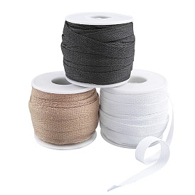 Cotton Twill Tape Ribbons, Herringbone Ribbons, for Sewing Craft