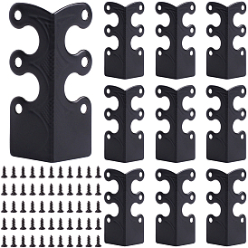 16шт. железный уголок-протектор, Защитные кромки для ящика с мебелью, с винтом 96 шт.