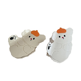 Заколки для волос с когтями из ацетата целлюлозы (смола), собака, аксессуары для волос для женщин и девочек