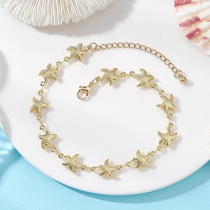 304 Браслеты из нержавеющей стали в виде морской звезды для женщин