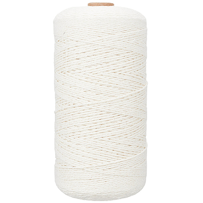 Cordon en coton macramé, corde de coton torsadée, pour accrocher au mur, artisanat, emballage cadeau