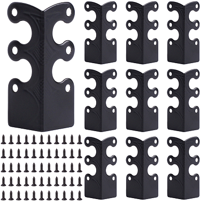 16шт. железный уголок-протектор, Защитные кромки для ящика с мебелью, с винтом 96 шт.