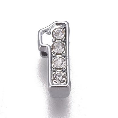 Legierung Rhinestone Diacharme, Anzahl