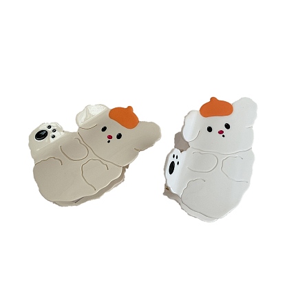 Заколки для волос с когтями из ацетата целлюлозы (смола), собака, аксессуары для волос для женщин и девочек