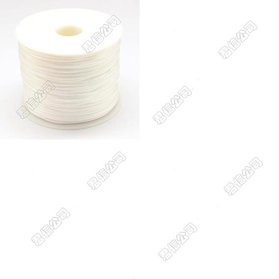 1 Roll Nylon Rattail Satin Cords, for Bracelet Jewelry Making Chinese Knot Macrame Craft