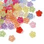 100g прозрачные акриловые бусины с эффектом потрескивания, звезда