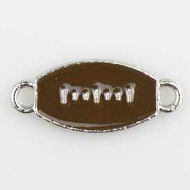 Подвески из сплава эмали, ссылки на спортивный мяч, платина