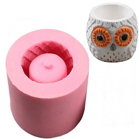 Food Grade Silicone Owl Pot Molds, Resin Casting Molds, for UV Resin, Epoxy Resin Craft Making