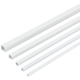 30шт 5 стиль АБС-пластик квадратные полые трубки, поделки ручной работы песок стол материал модель здания