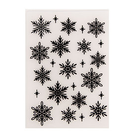 Transparent Plastic Embossing Template Folders, For DIY Scrapbooking/Photo Album Decorative/Embossed Paper, Stamp Sheets, Black