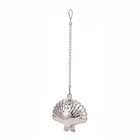 304 Stainless Steel Tea Infuser, Shell with Chain Hook, Tea Ball Strainer Infusers