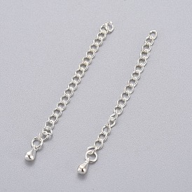 304 Stainless Steel Chain Extender, Soldered Chains