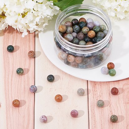 SUNNYCLUE DIY Jewelry Set Making Kits, with Natural Gemstone Round Beads, Dyed & Undyed, Elastic Thread