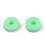 Eco-Friendly Handmade Polymer Clay Beads, for DIY Jewelry Crafts Supplies, Disc/Flat Round