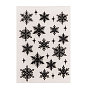 Transparent Plastic Embossing Template Folders, For DIY Scrapbooking/Photo Album Decorative/Embossed Paper, Stamp Sheets, Black