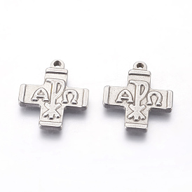 304 Stainless Steel Pendants, Cross