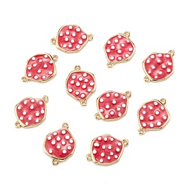 Латунная эмаль нормальные ссылки, долговечный, плоский круглый с пятном, светло-вишневый