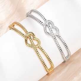 304 женские шарнирные браслеты из нержавеющей стали, сердце