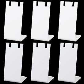 10шт. акриловые подставки для ожерелий в форме буквы L, прямоугольные