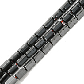 Non-magnetic Synthetic Hematite Beads Strands, Triangle Prism