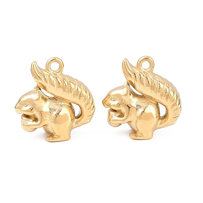 Осень 304 подвески из нержавеющей стали, Белка с подвесками в виде сосновых шишек