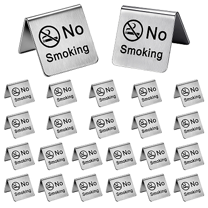 24шт. табличка «Курение запрещено» из нержавеющей стали