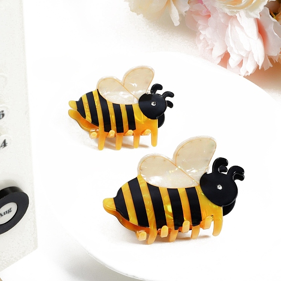 Заколки для волос из пвх, аксессуары для волос для женщин и девочек, пчела